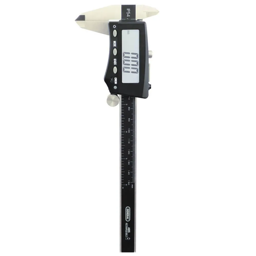 General Digital Caliper, Stainless Steel, 2″ LCD Screen 148B