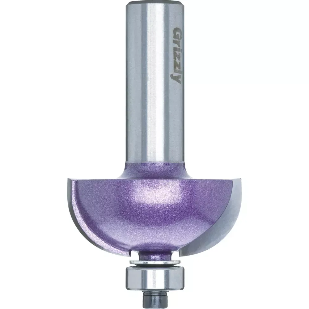 Grizzly C1743Z – Carbide Tipped Anti-Kickback Cove Bit, 1/2″ Shank