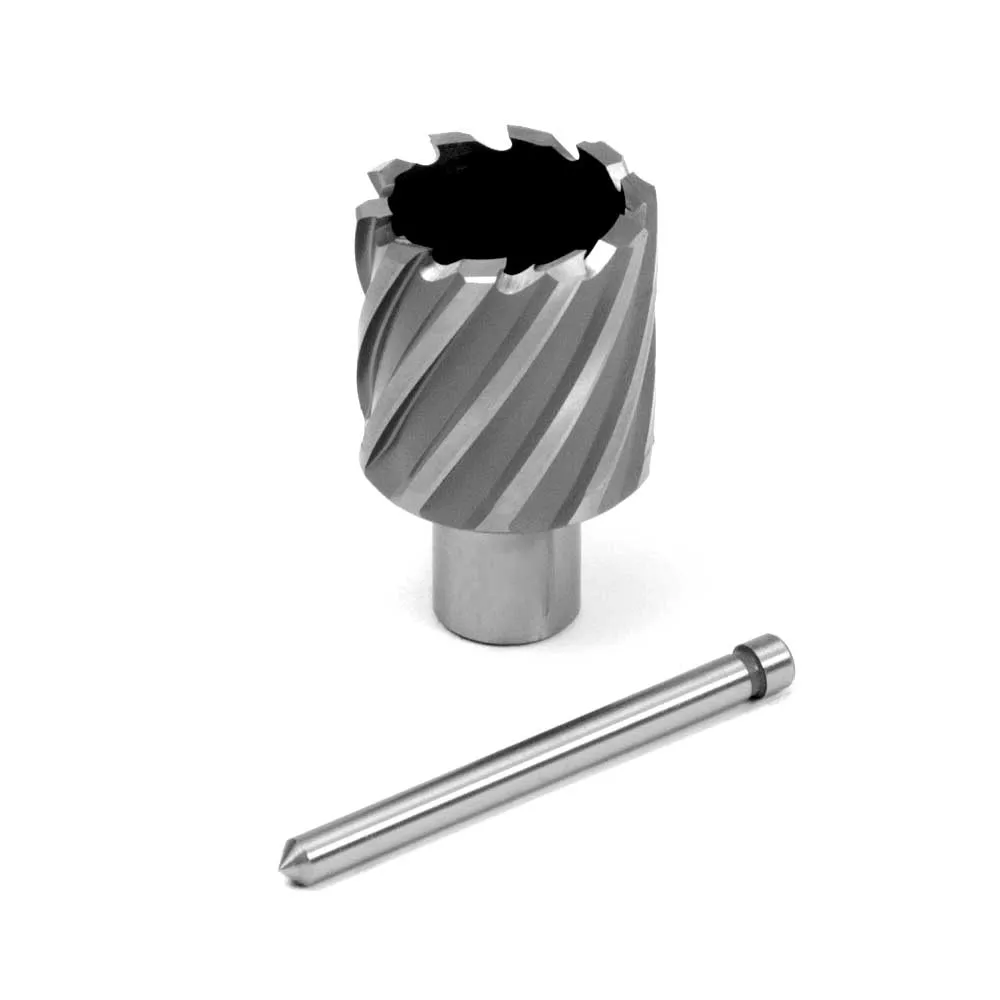 Evolution CC106 – 1-1/16 in. Width x 1 in. Depth Annular HSS Cutter with 3/4 in. Weldon Shank and Pilot Pin included