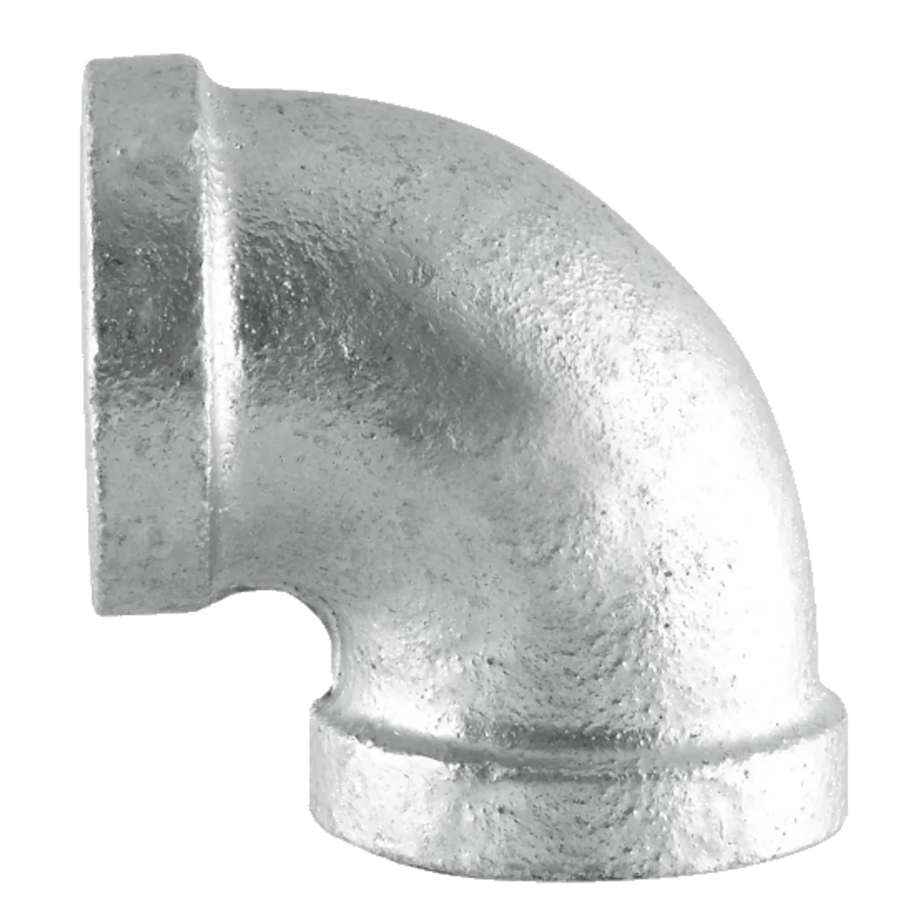 Pipe Fittings – 1-1/4″ Class 150 Galvanized Malleables Iron Pipe – 90 Degree Angle Elbow (5/Pkg.)