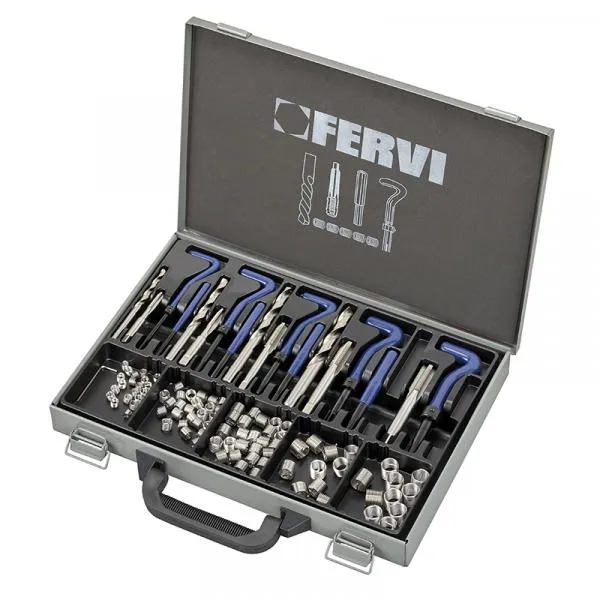 FERVI E011B – Metric thread repair f-coil set (113 pcs.) E011B