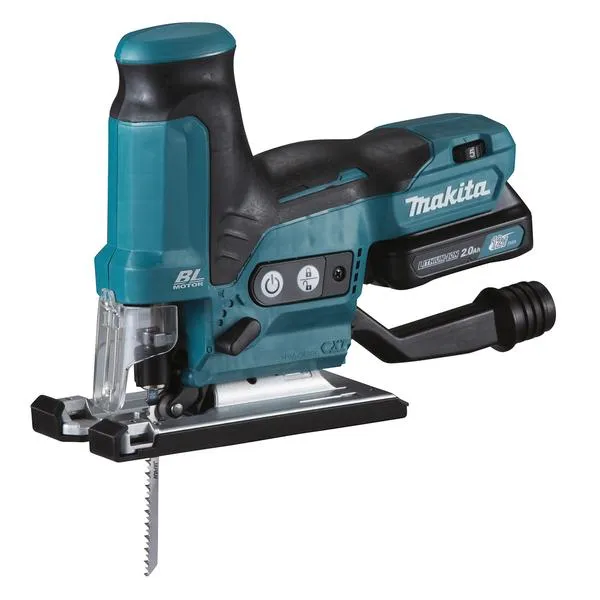 MAKITA JV102DSAJ – 12Vmax 23 mm Jigsaw CXT – in case with 2.0Ah batteries and charger
