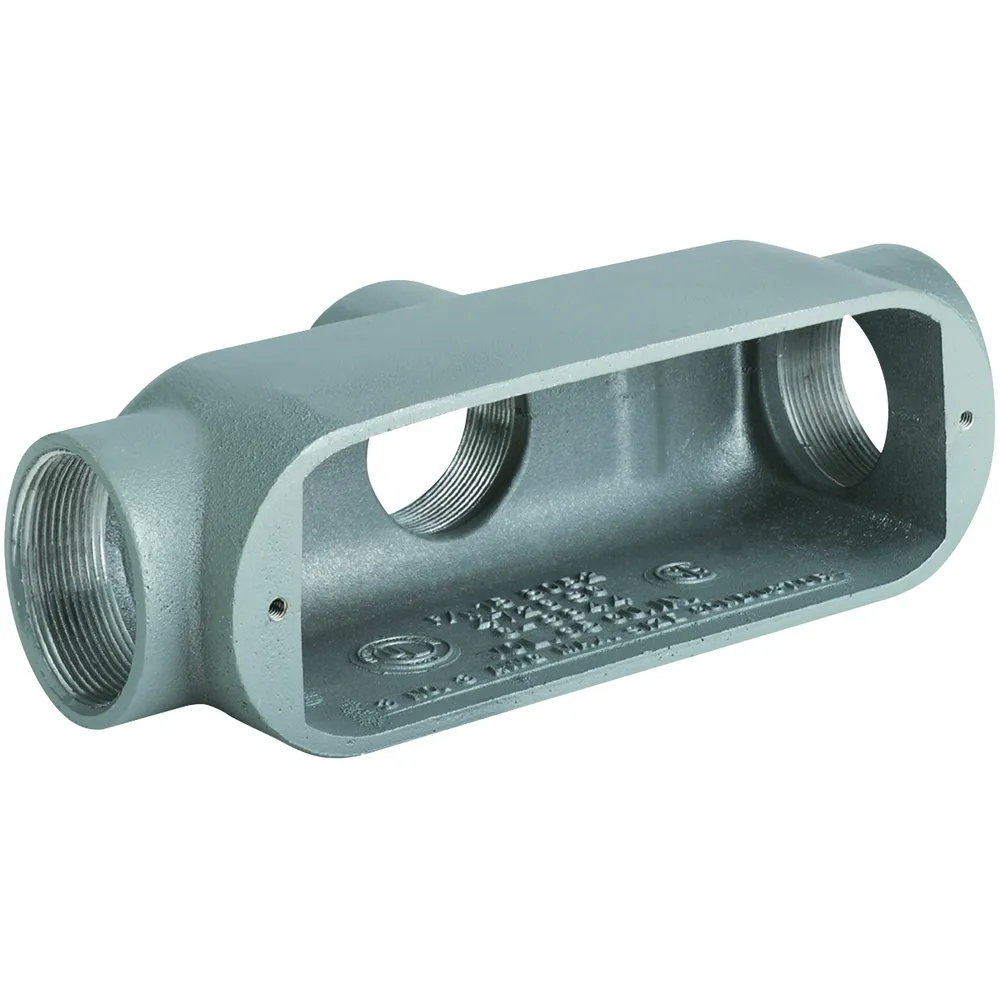 OTB-5M O Series Type TB Conduit Body, 1-1/2 in Hub, 36 cu-in Capacity, Malleable Iron, Tri-Coated
