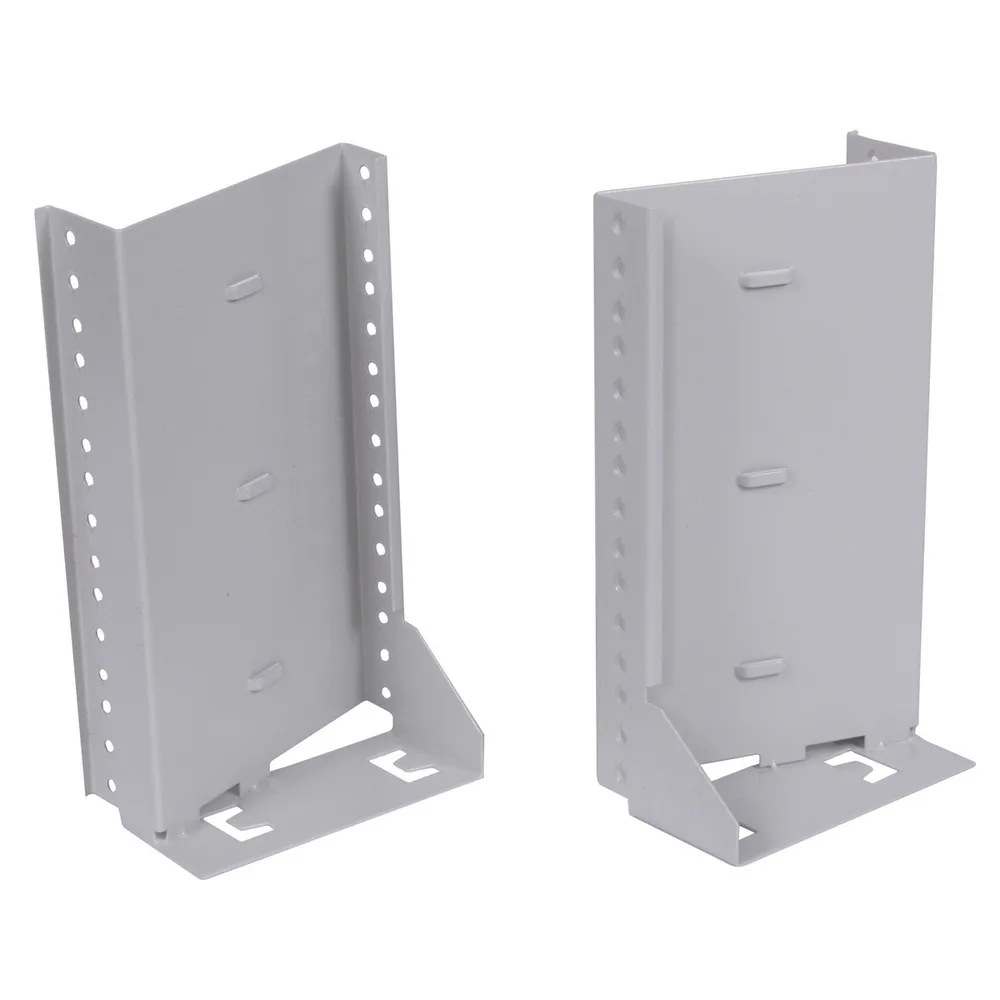 REKZ Mounting Bracket, For Use With RE-BOX and QUADCAB Wall Mount Enclosure, Cabinet, 5U, 14 ga THK, Cold Rolled Steel