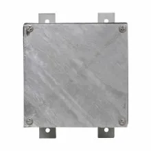 WAB060606 Heavy Duty Dusttight Weatherproof Junction Box, 6 in H x 6 in W x 6 in D, Unflanged Cover, NEMA 3/4/12/250, Feraloy Iron Alloy